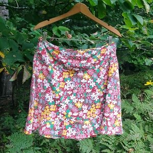 🌸 Toad & Co, Women's Chaka Ruffle Skirt, Large